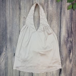 REVOLVE NWT by the way. Blush Pink Satin Halter Blouse